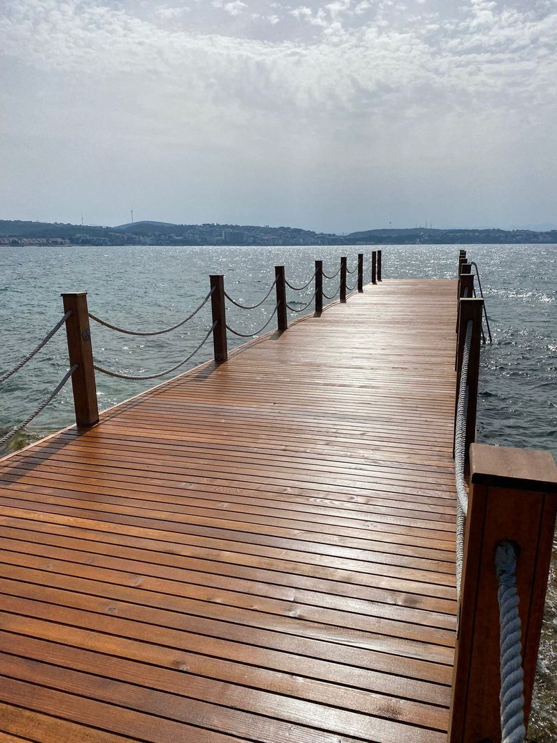 Galvaniz Kazıklı Ahşap İskele Yapımı