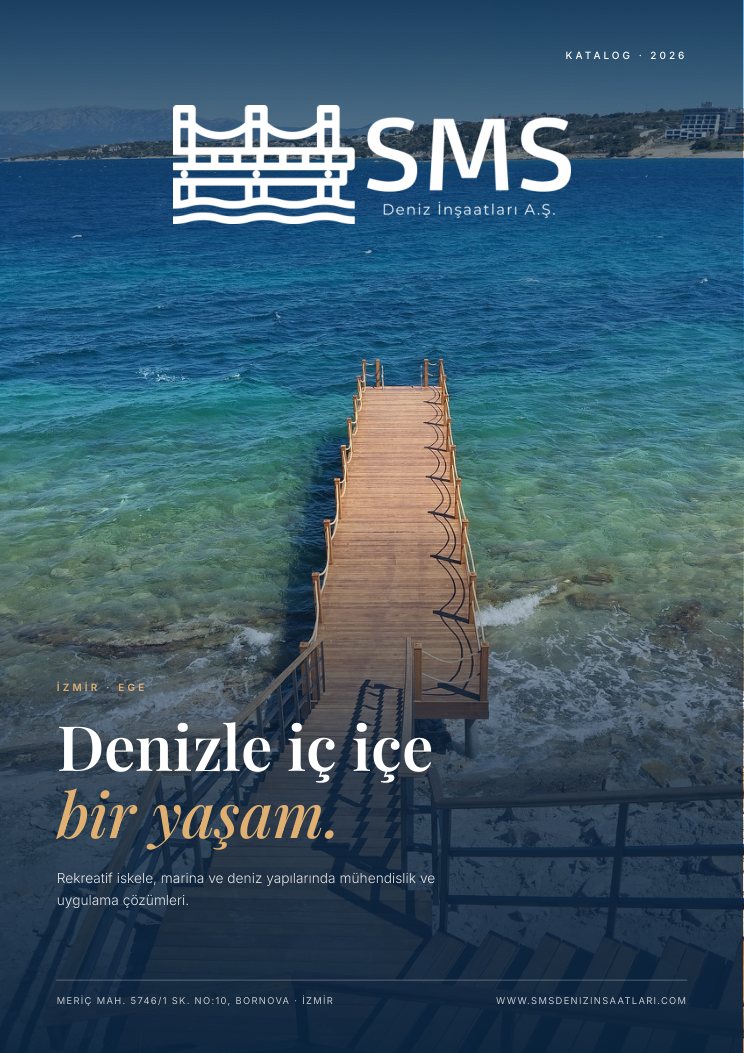 SMS Deniz İnşaatları katalog kapağı